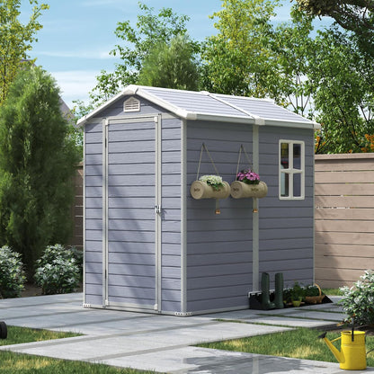 Resin Utility Storage Shed House