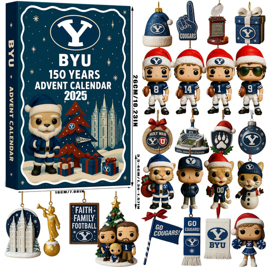 BYU Cougars Football 150th 2025 Advent Calendar