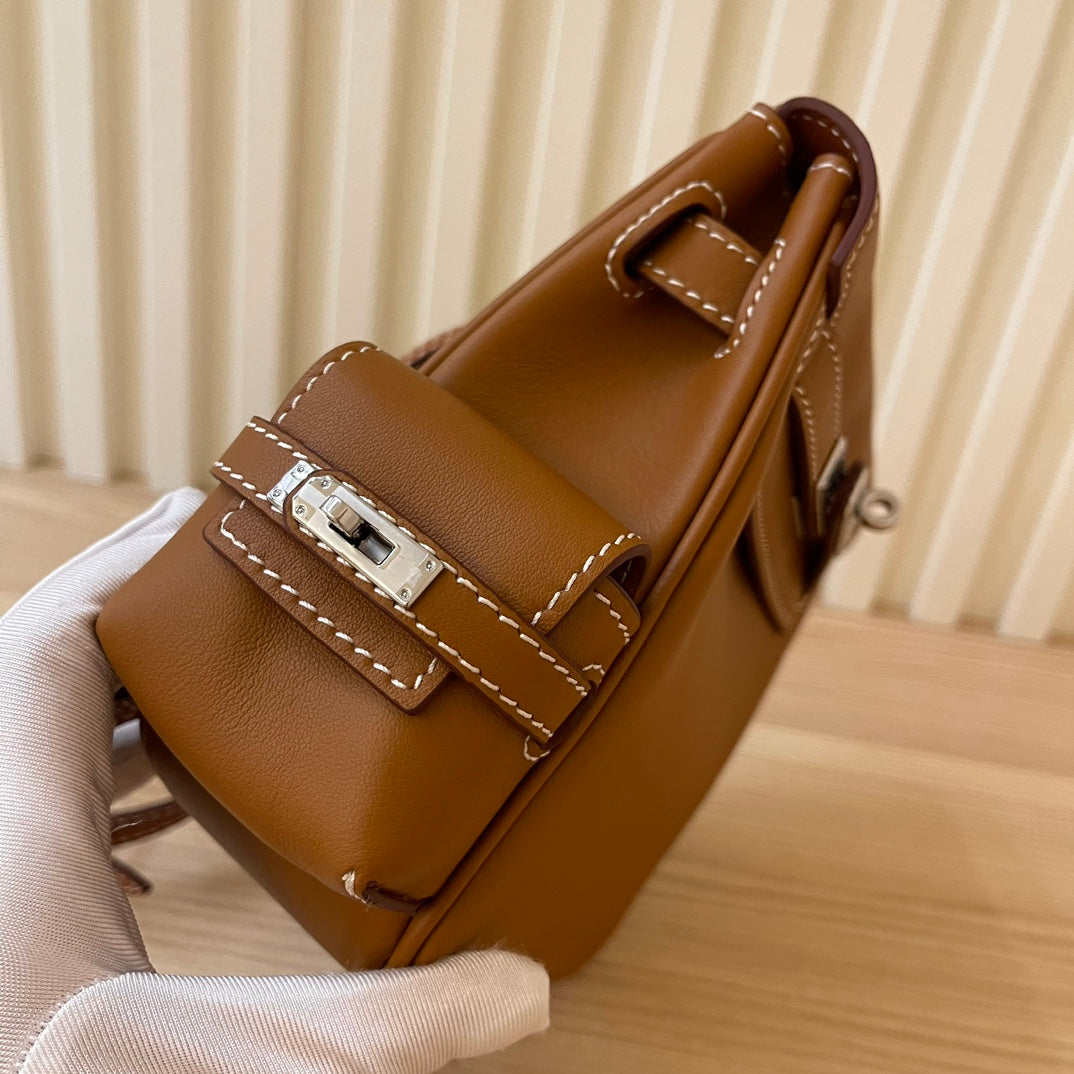Hermes Goyard Kelly Jump brown