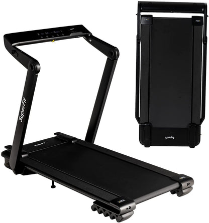 4.0HP Heavy Duty Folding Treadmill, Electric Foldable Superfit Treadmill with LED Touch Screen