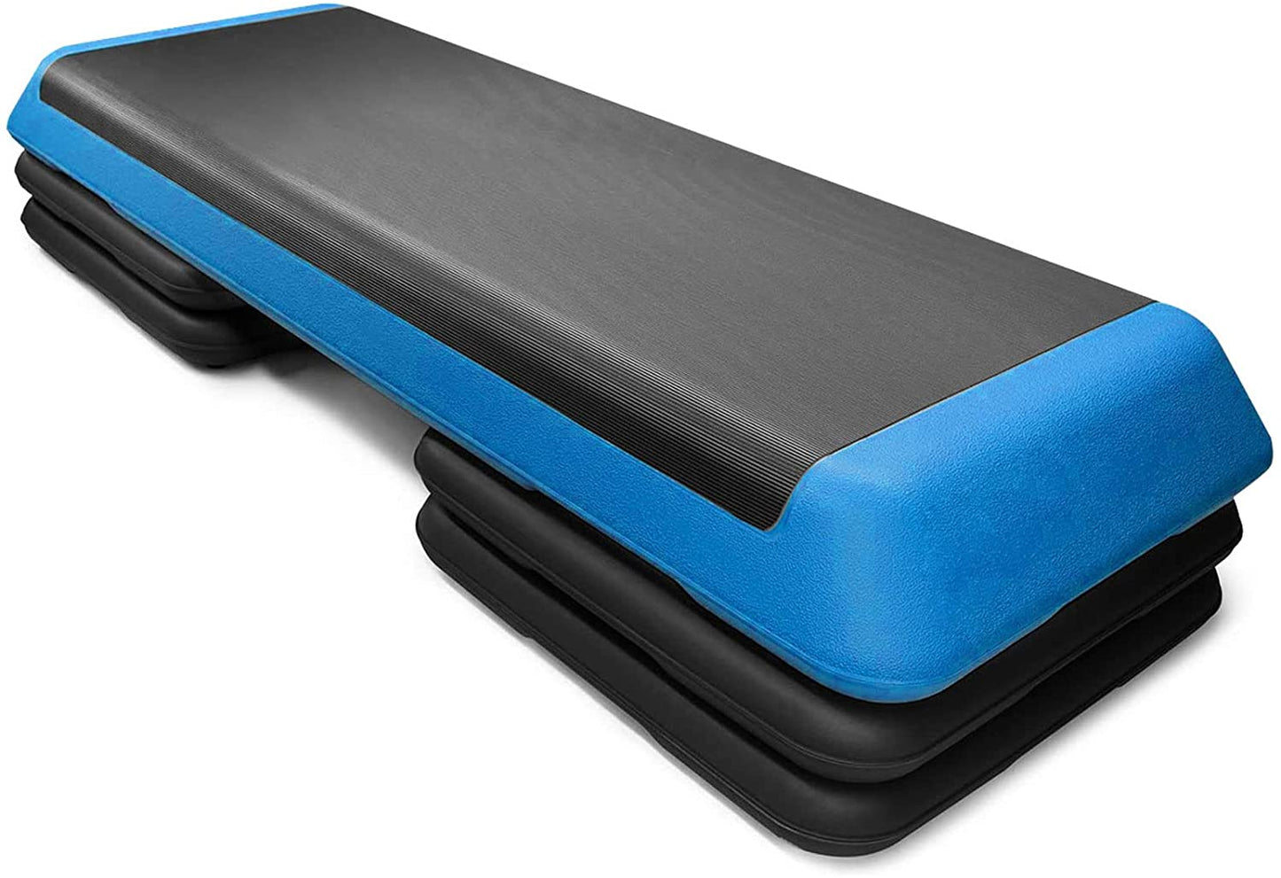 Goplus 43'' Adjustable Fitness Aerobic Step Stepper Platform 4 - 6 - 8 Non-Stick Surface