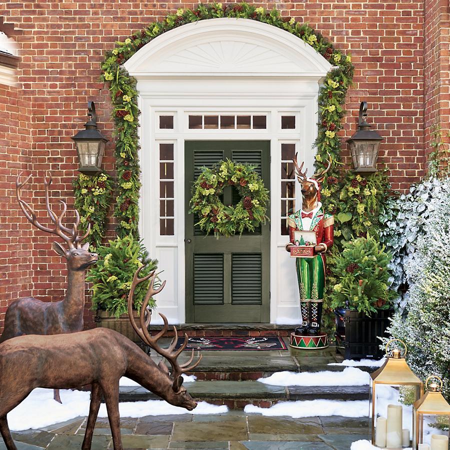 LED Holiday Glam Reindeer Nutcracker