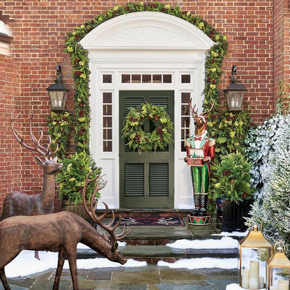 LED Holiday Glam Reindeer Nutcracker