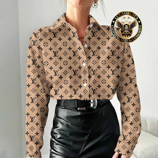 [NEW] Premium LOUIS VUITTON Casual Shirt 💖 Women 2024 LUX- NCY-0001DOWIPDKG