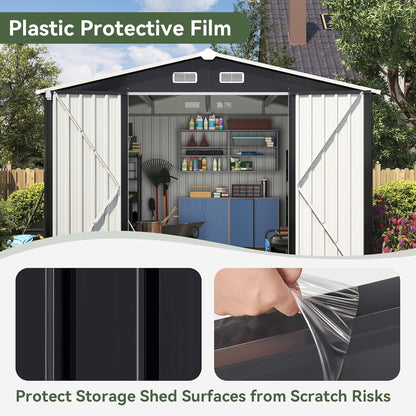 Metal Storage Shed House with Air Vent