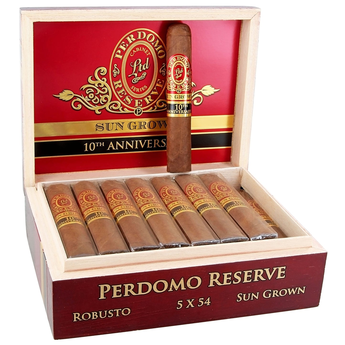 Perdomo Reserve 10th Anniversary Sun Grown Robusto Box