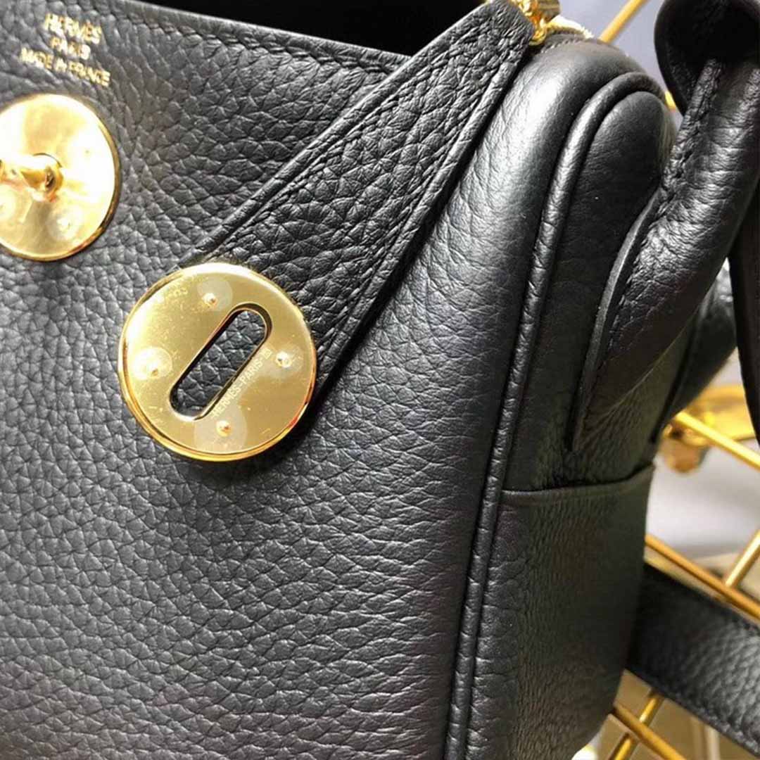 Hermes Goyard AAA-Lindy mini bag H079086CK37 BLACK/RED/GREY