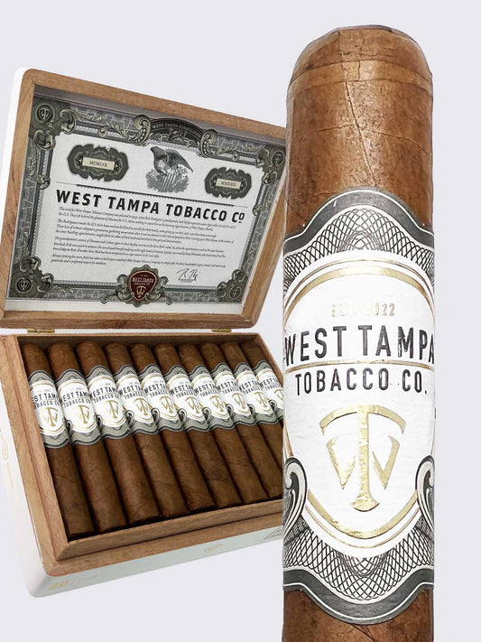 West Tampa Tobacco Co. White Toro  Box
