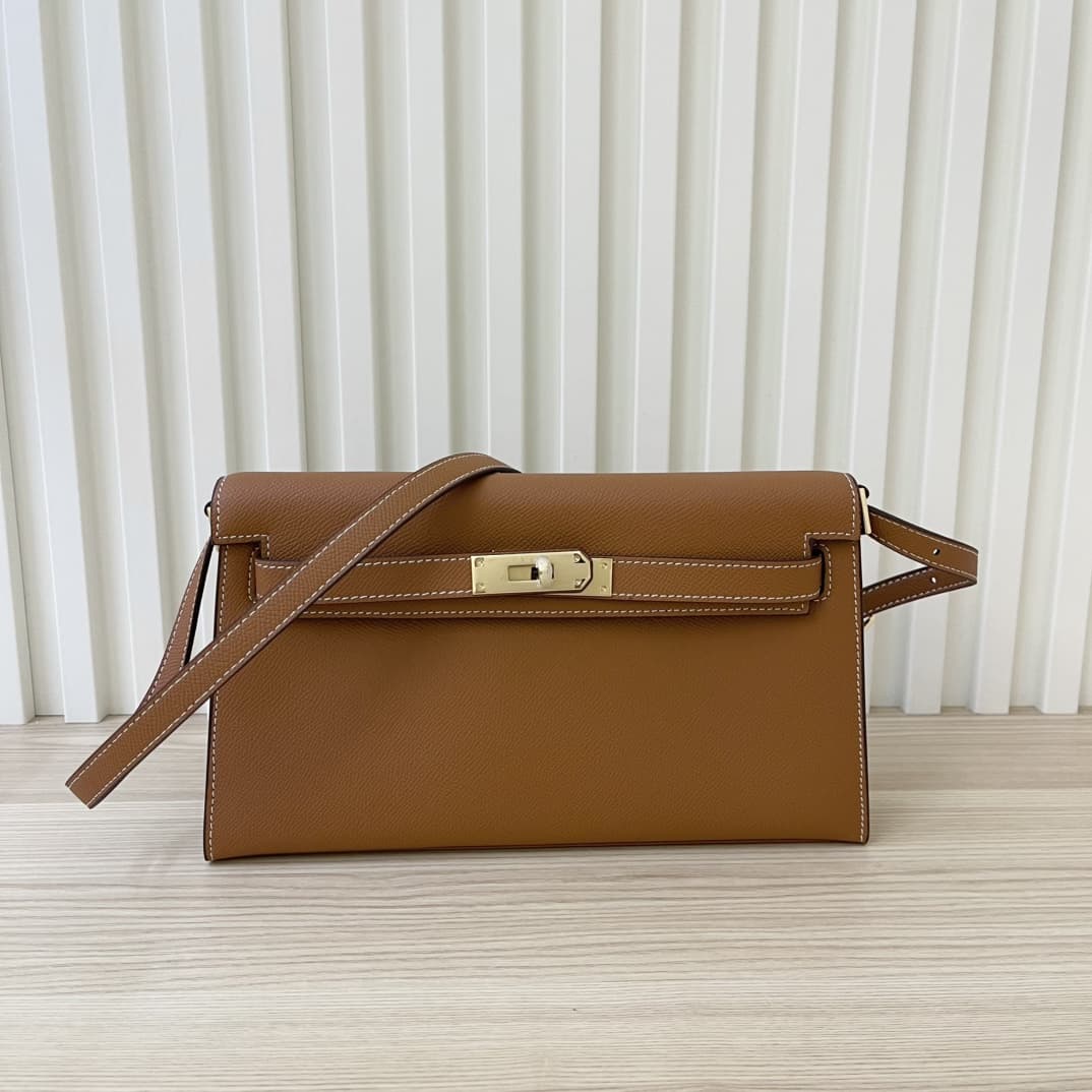 Hermes Goyard Kelly Elan brown