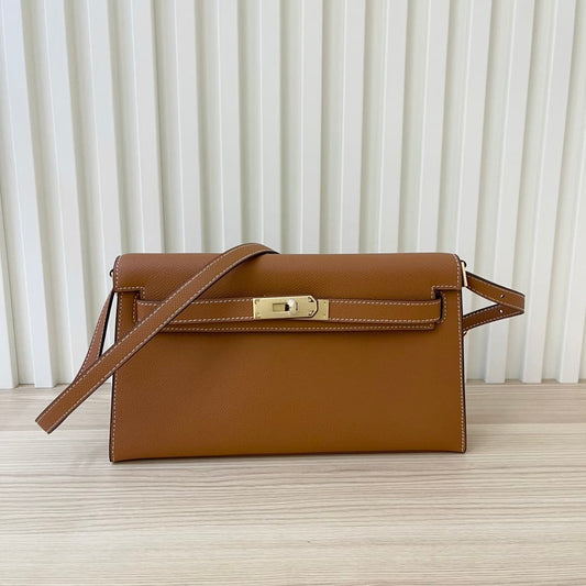 Hermes Goyard Kelly Elan brown