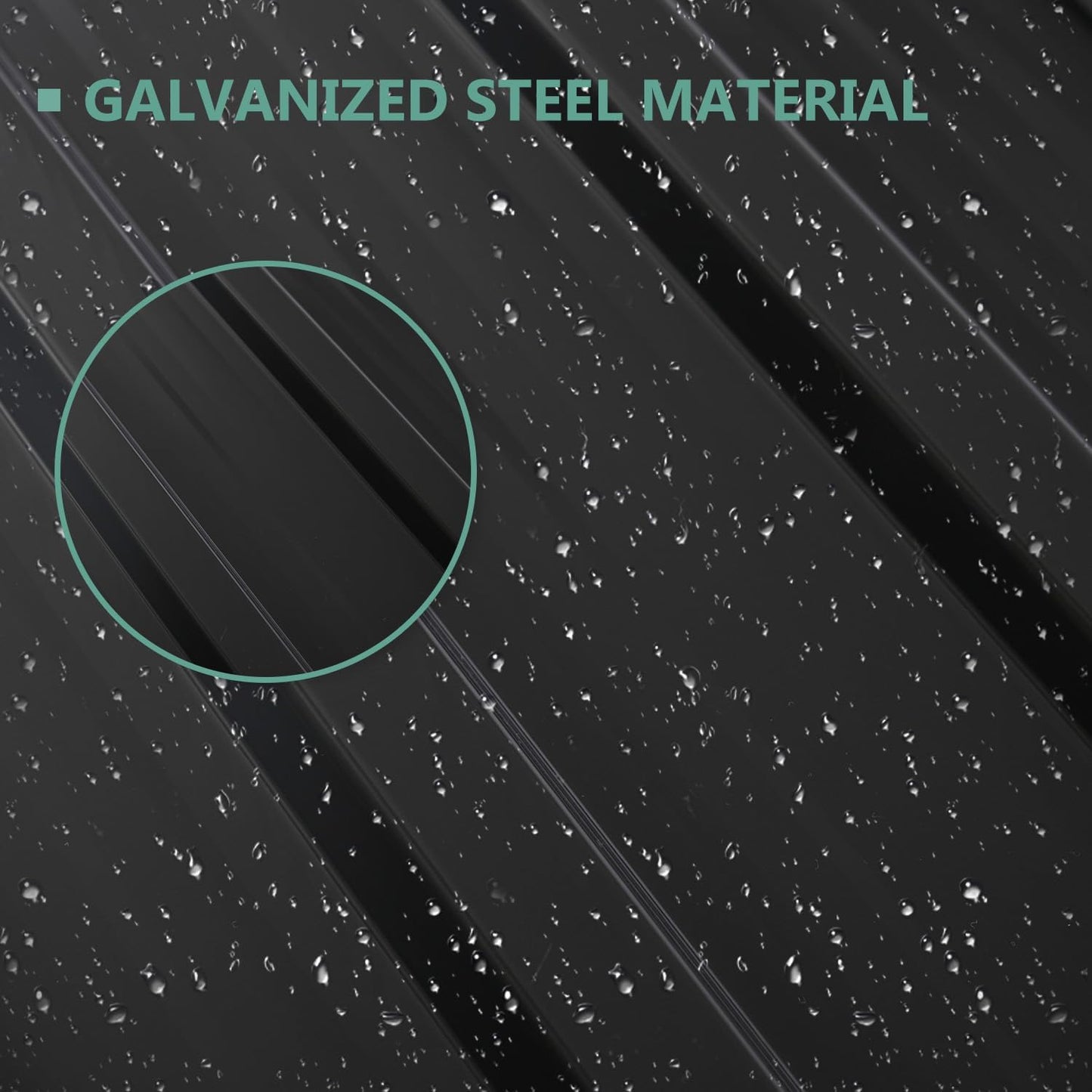 Metal Storage Shed House with Air Vent