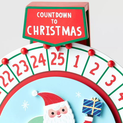 🎅CHRISTMAS HOT SALE🎁-Countdown Christmas Advent Calendar Wheel(BUY 2 FREE SHIPPING)