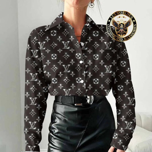 [NEW] Premium LOUIS VUITTON Casual Shirt 💖 Women 2024 LUX- NCY-0001DDAMNFLT