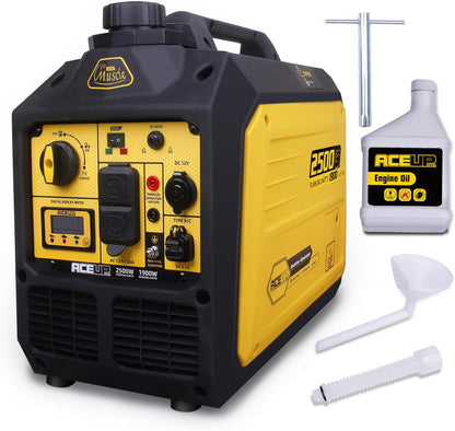 Aceup Energy 4000 Watt Portable Inverter Generator, Gas Powered Generator Quiet for Home, RV-Ready, EPA Compliant