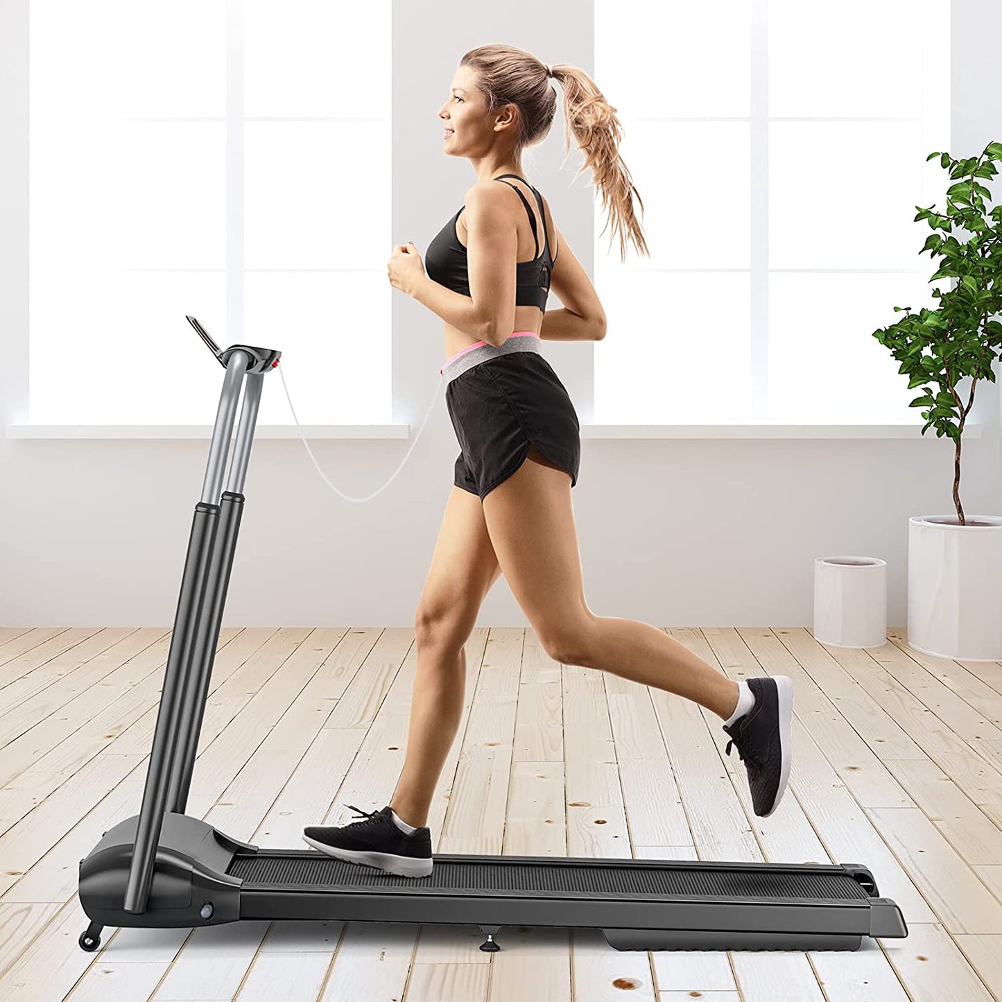 3.0HP Folding Treadmill, Foldable Superfit Treadmill