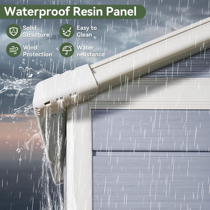 Resin Utility Storage Shed House