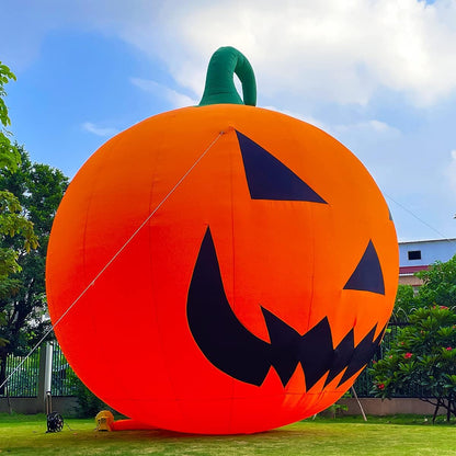Giant 20Ft-40Ft Inflatable Halloween Pumpkin with Blower, Outdoor Yard Decoration