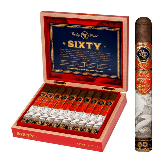 Rocky Patel Sixty Anniversary Toro Box (20 pieces per box)