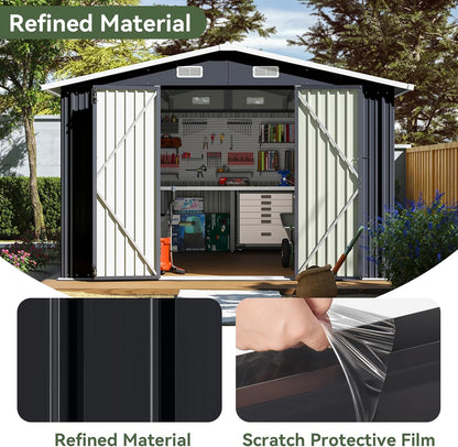 Metal Storage Shed House with Air Vent