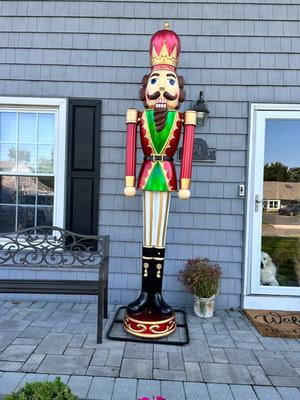 Animated Nutcracker Blow Mold, 9 ft
