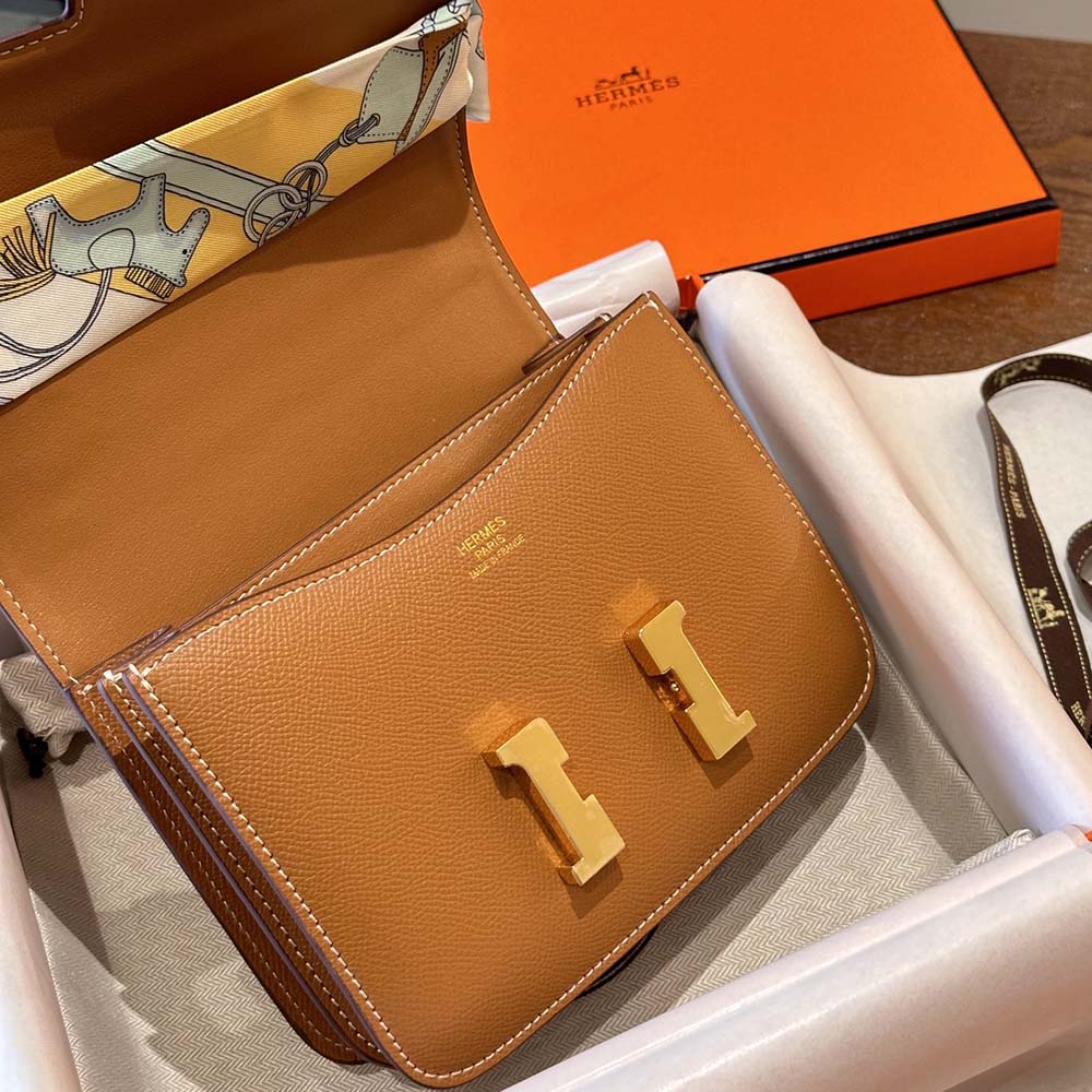 Hermes Goyard Constance handbag 19cm Brown