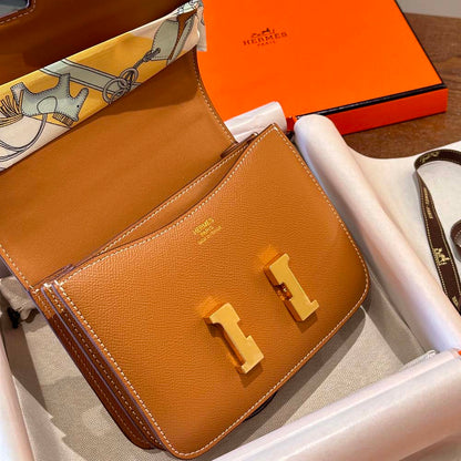 Hermes Goyard Constance handbag 19cm Brown