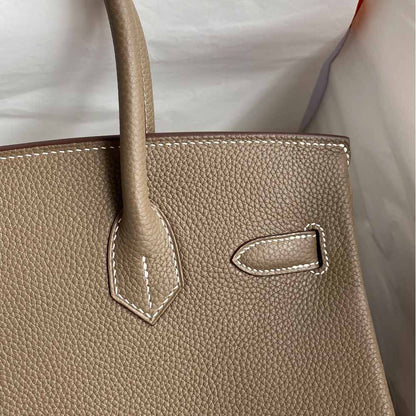 Hermes Goyard AAA-Birkin 25/30/35 Bag silver hardware brown