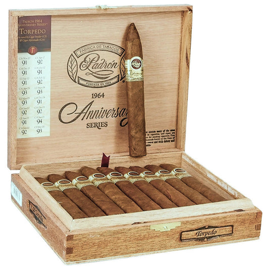 Padron 1964 series Torpedo Natural Box