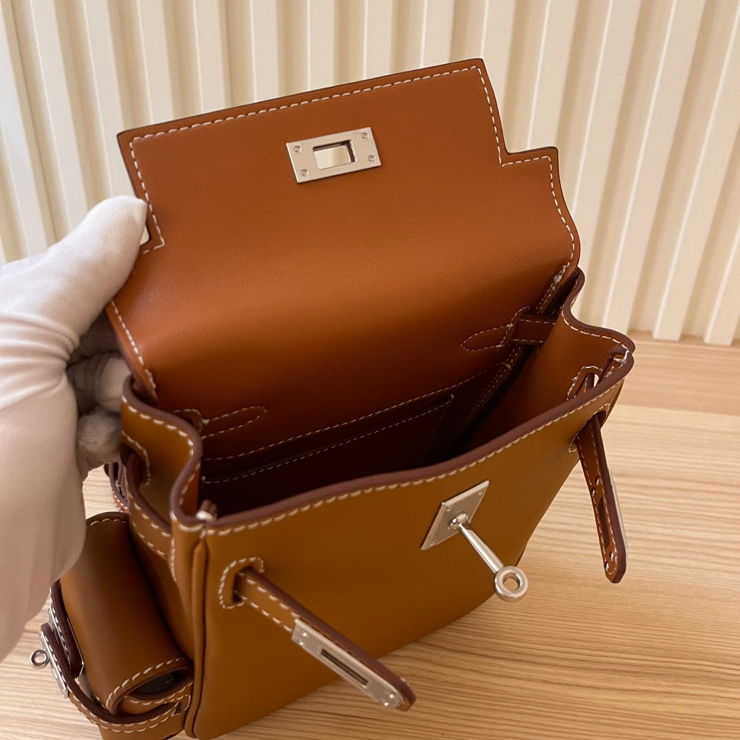 Hermes Goyard Kelly Jump brown