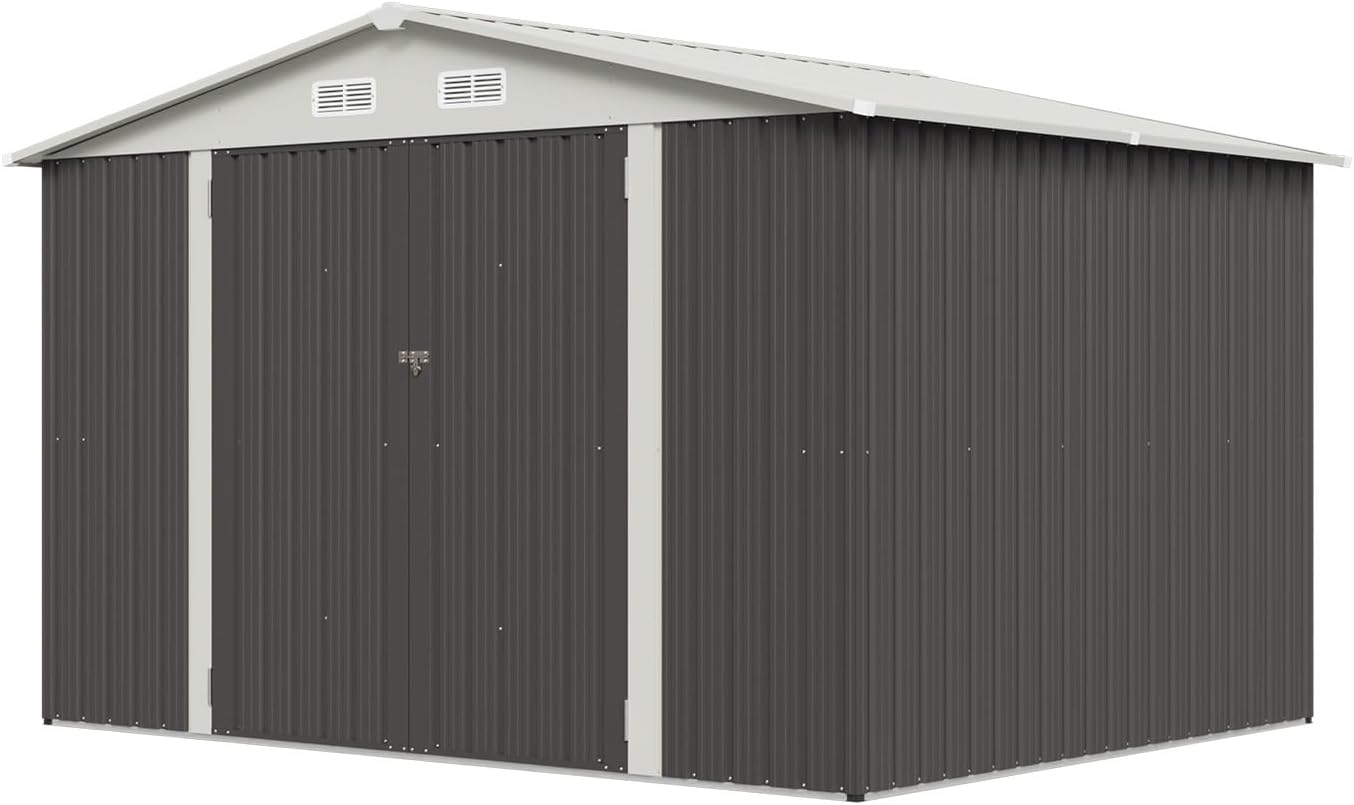 Metal Storage Shed House with Air Vent