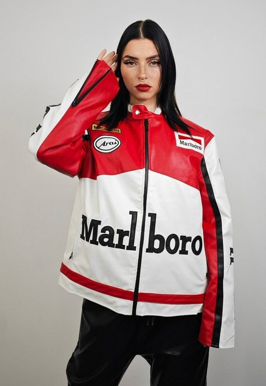 Marlboro Racing Leather Jacket - Classic Edition