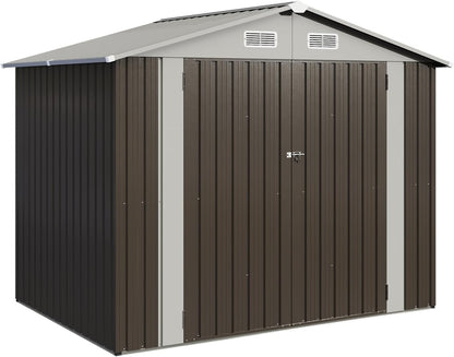 Metal Storage Shed House with Air Vent