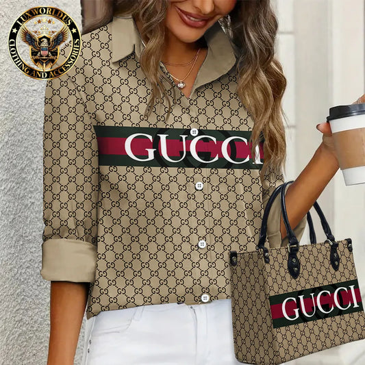 GUCCI Limited Edition Casual Shirt 💖 Handbag For Gorgeous Women LUX-NCY+F76-0000I9KT2YIG