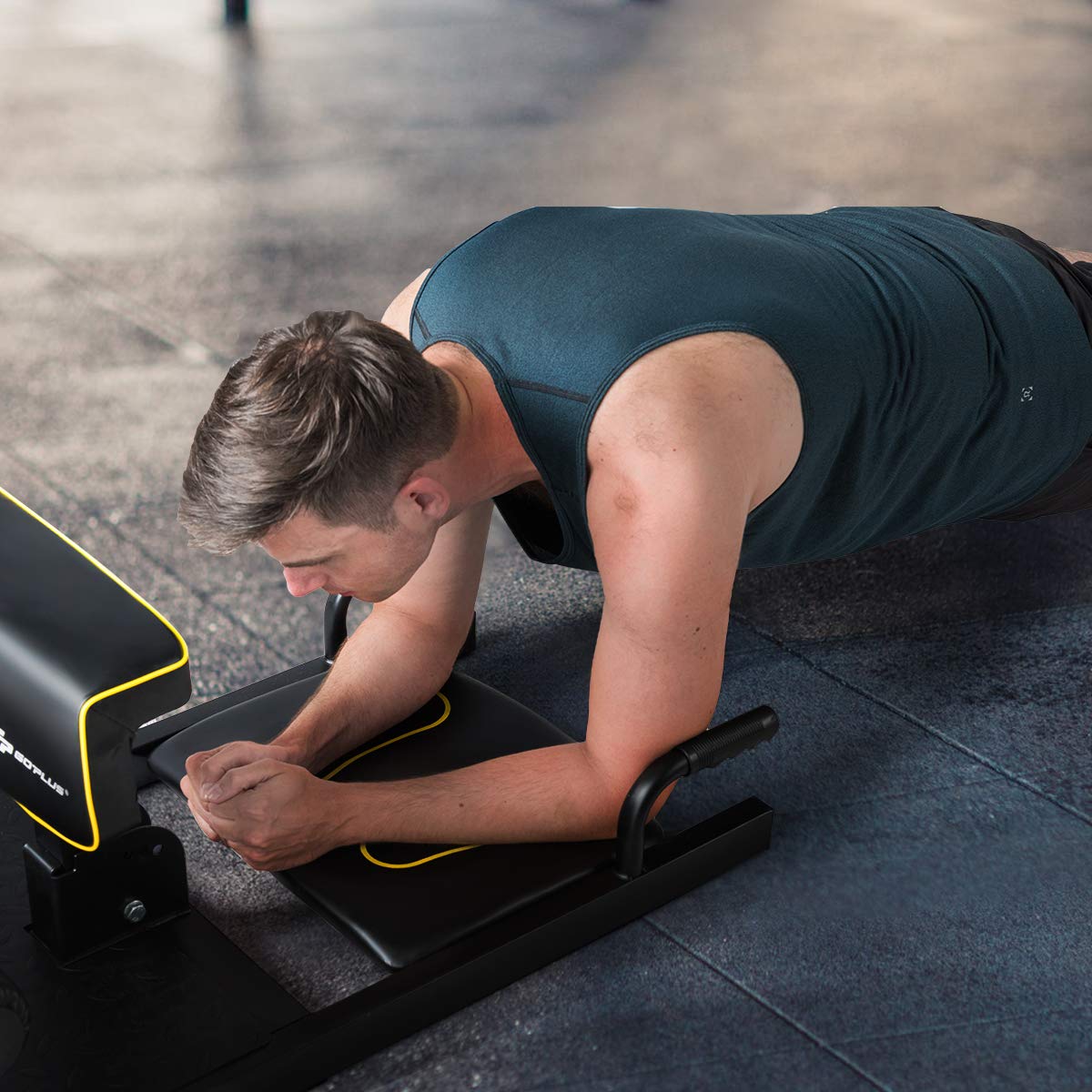 Goplus Deep Squat Machine, 8-in-1 Sissy Squat Fitness Equipment Functional Core