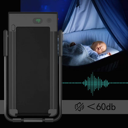 2 in 1 Folding Treadmill, 2.25HP Under Desk Electric Superfit Treadmill