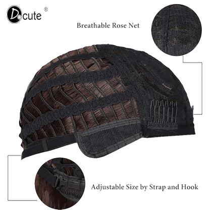 Gray Pixie Cut Wig With Bangs for Black Women - Short Curly Natural Wavy Fluffy Style (Grey)