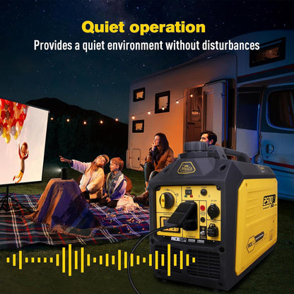 Aceup Energy 4000 Watt Portable Inverter Generator, Gas Powered Generator Quiet for Home, RV-Ready, EPA Compliant