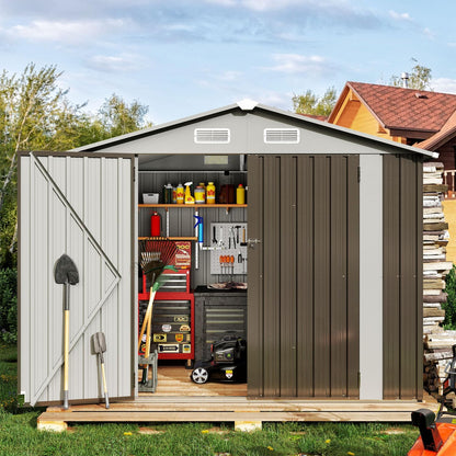 Metal Storage Shed House with Air Vent