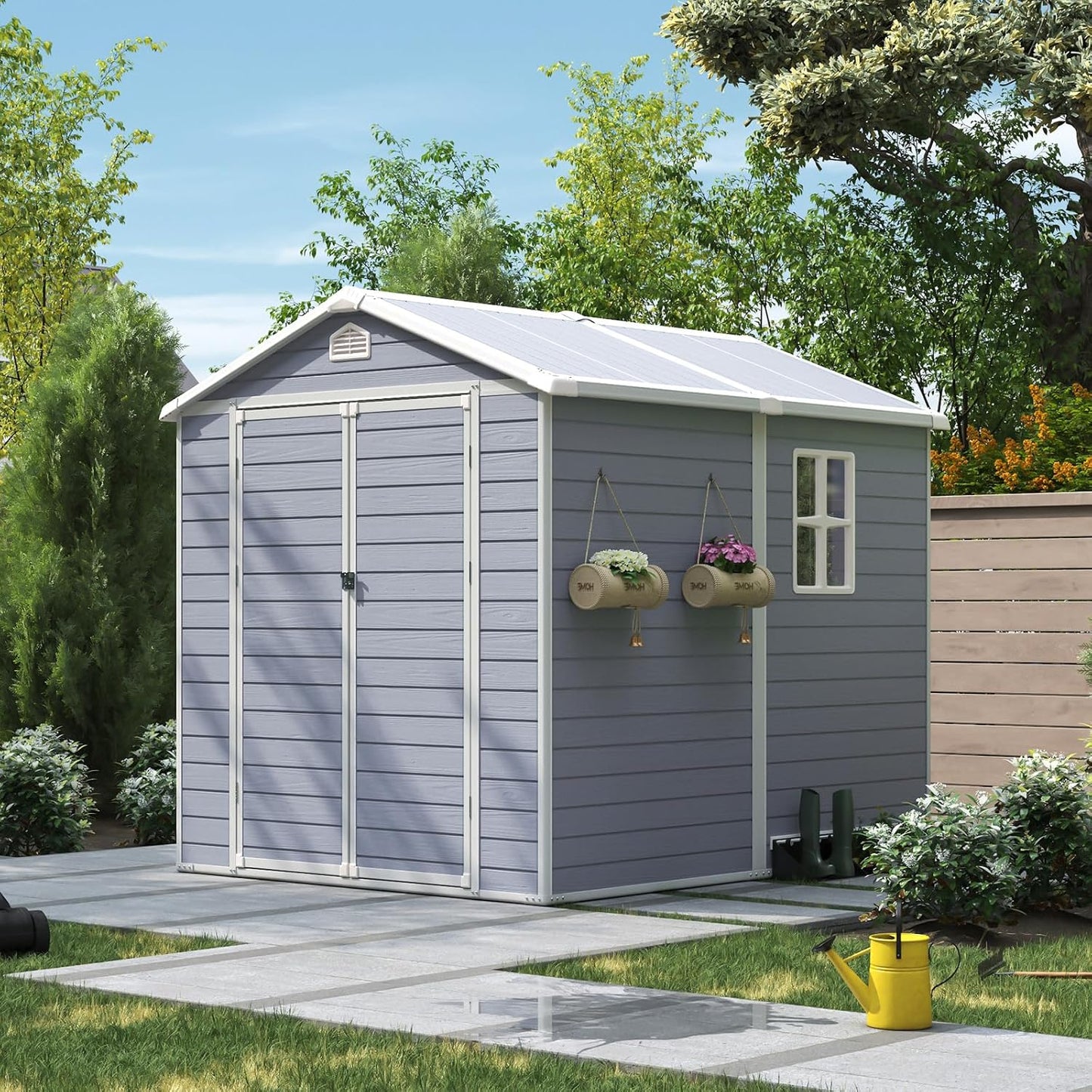 Resin Utility Storage Shed House