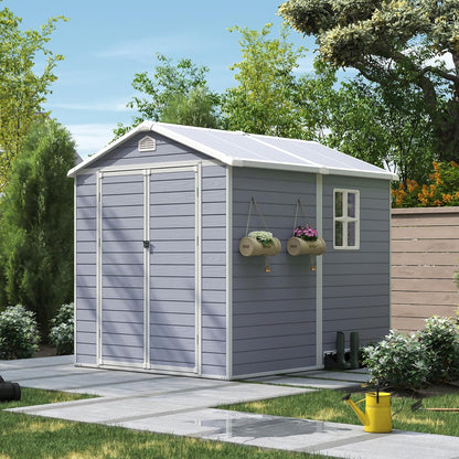 Resin Utility Storage Shed House