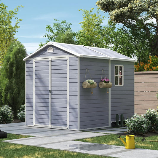 Resin Utility Storage Shed House