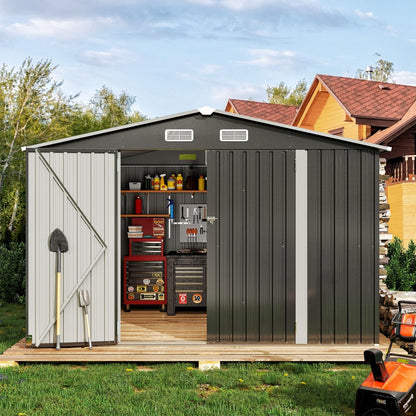 Metal Storage Shed House with Air Vent