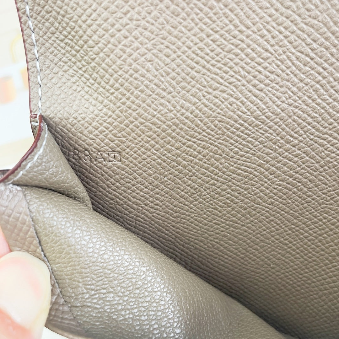 Hermes Goyard New H Passant Toutenmainte Wallet coffee