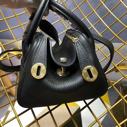 Hermes Goyard AAA-Lindy mini bag H079086CK37 BLACK/RED/GREY