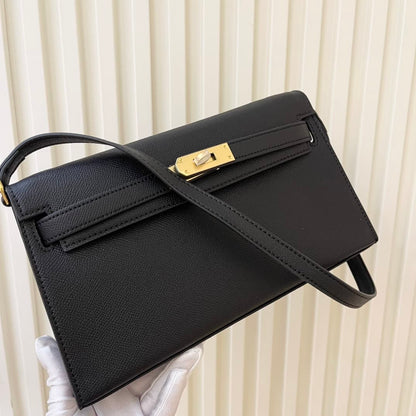 Hermes Goyard Kelly Elan black