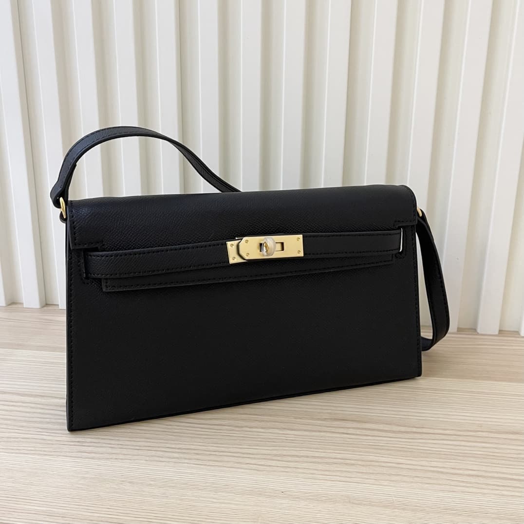 Hermes Goyard Kelly Elan black