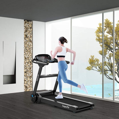 Folding Treadmill, Superfit Electric Portable Treadmill
