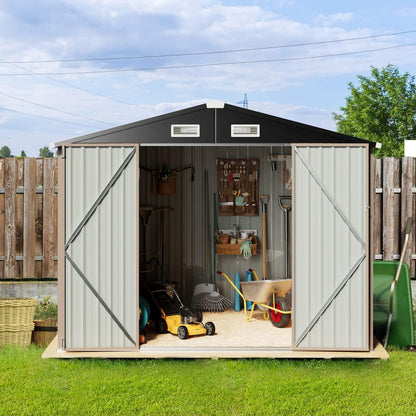 Metal Storage Shed House with Air Vent
