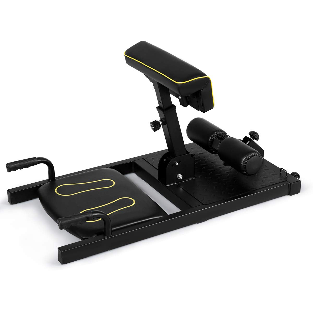 Goplus Deep Squat Machine, 8-in-1 Sissy Squat Fitness Equipment Functional Core