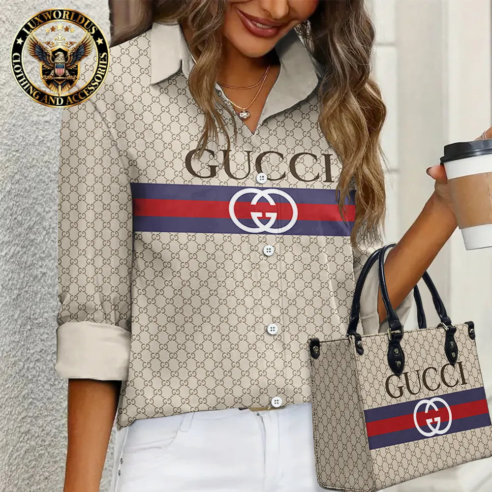 GUCCI Limited Edition Casual Shirt 💖 Handbag For Gorgeous Women LUX-NCY+F76-0000FN5FJKPL